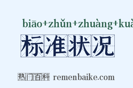 标准状况是什么意思的图片